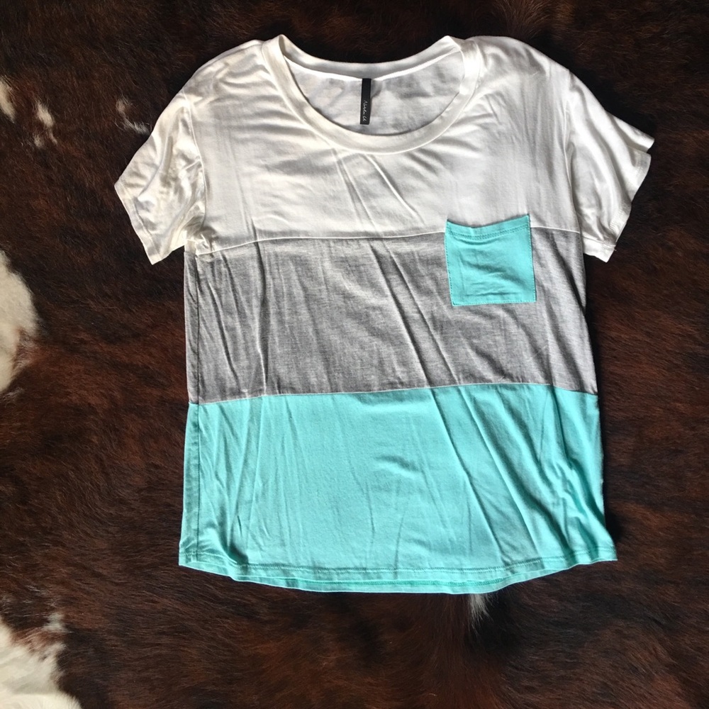 Color block shirt